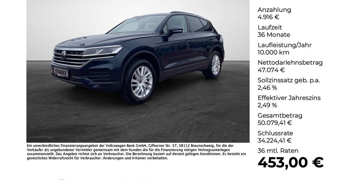 VW Touareg 22.295 km 50.990 &euro; Versmold 33775