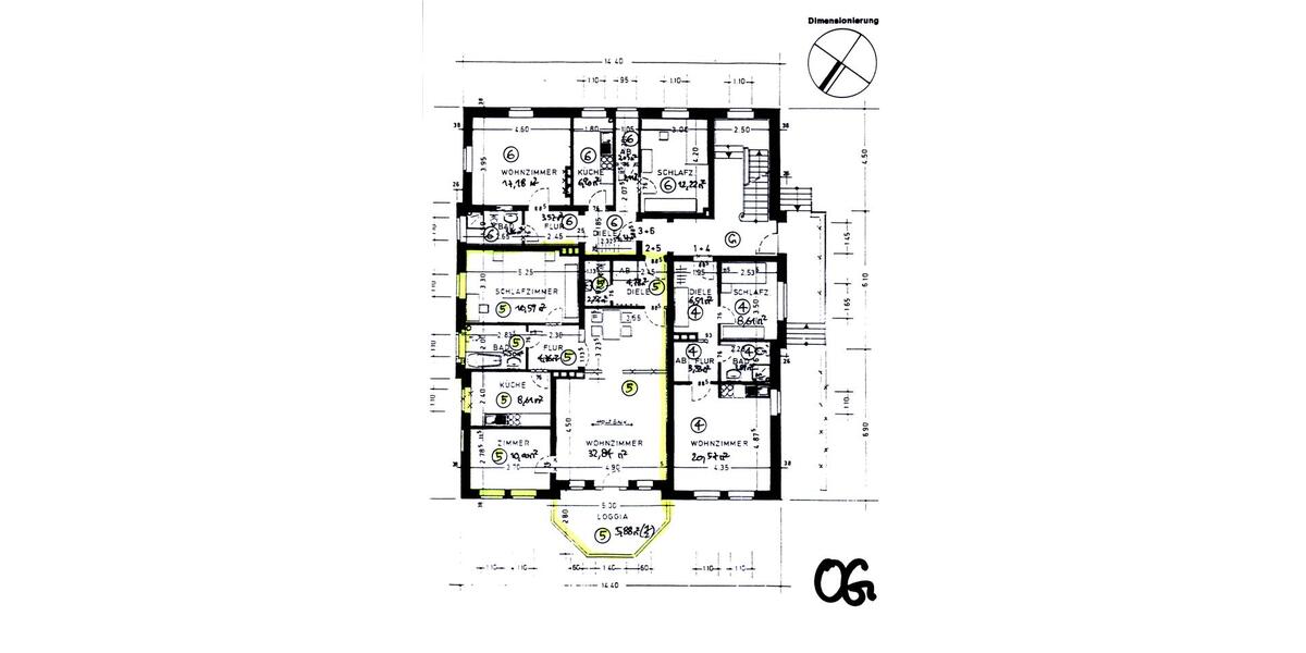Etagenwohnung Bad Oeynhausen - 4 Zimmer, 100 m&sup2;, 850&euro; | Angebot:26632415