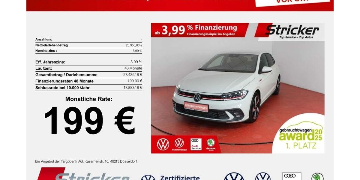 VW Polo 11.769 km 23.939 &euro; Detmold 32760