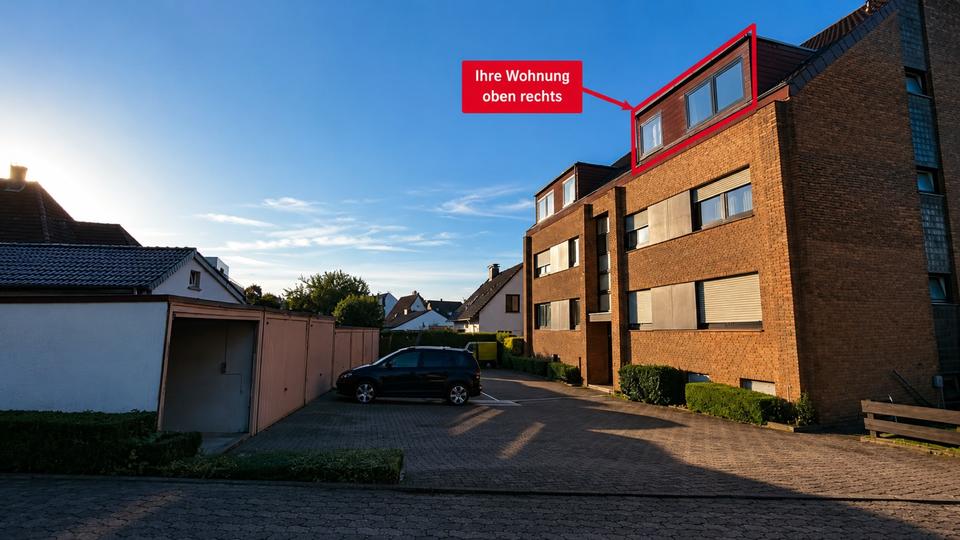 Dachgeschoßwohnung Bünde - 3 Zimmer, 78 m&sup2;, 169.000&euro; | Angebot:26865124