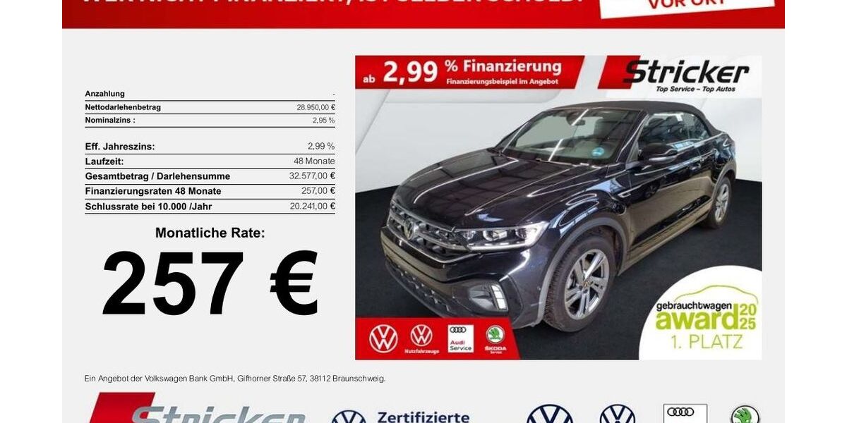 VW T-Roc 23.311 km 28.949 &euro; Detmold 32760