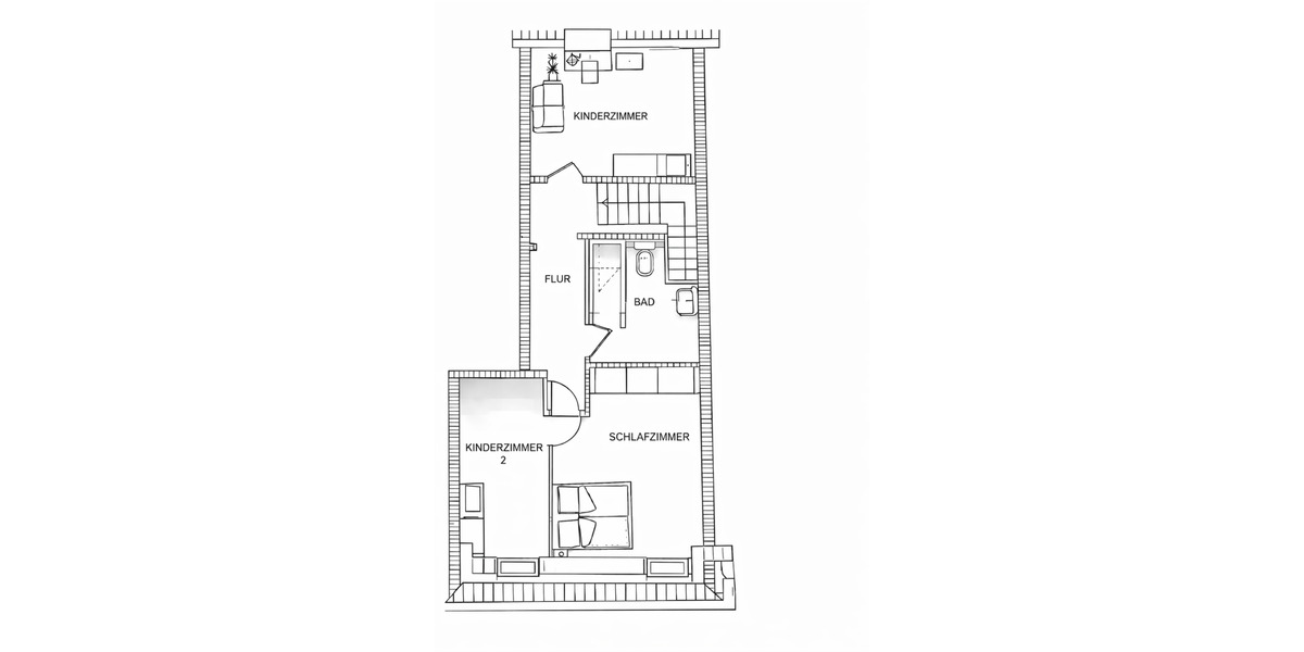 Maisonettenwohnung Bielefeld Sennestadt - 4 Zimmer, 85 m&sup2;, 219.000&euro; | Angebot:25236990