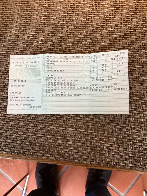 Renault Twingo 36.000 km 10.500 € Schloss Holte-Stukenbrock 33758