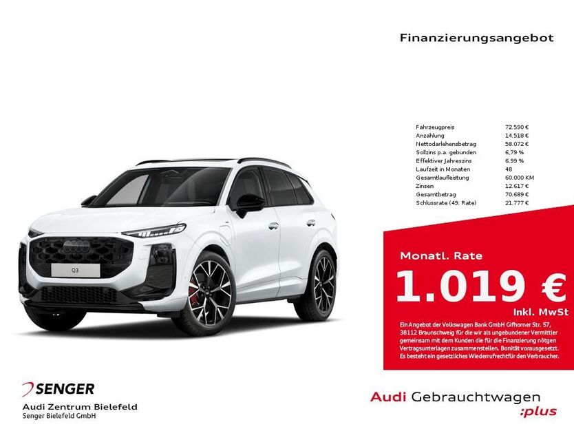 Audi Q3 3.000 km 72.590 € Bielefeld 33609
