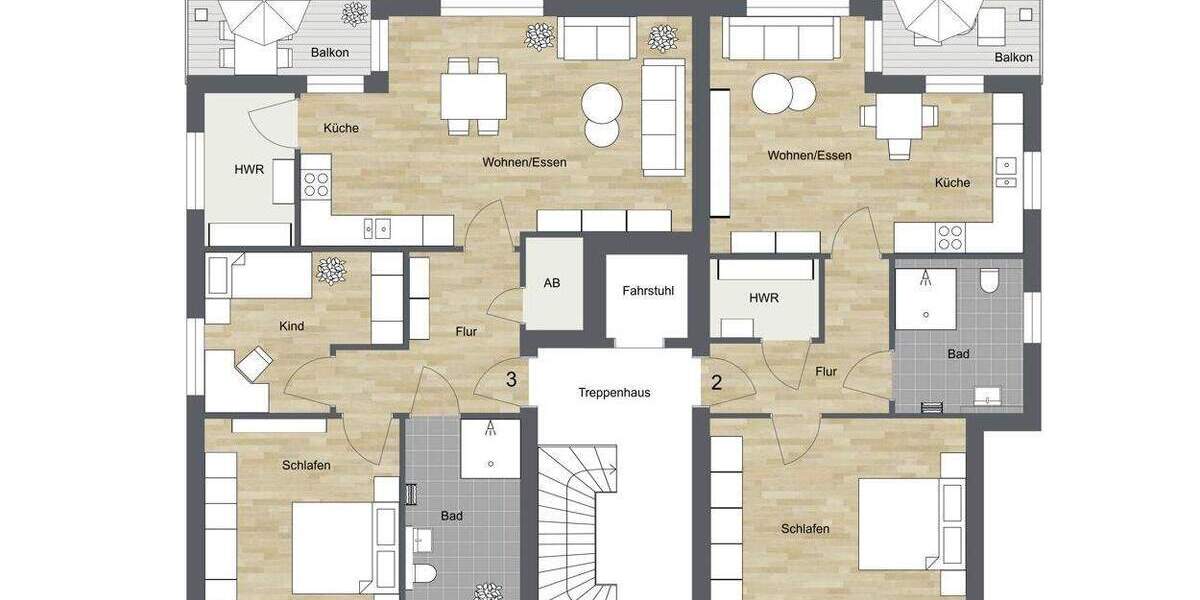Etagenwohnung Leopoldshöhe Asemissen - 3 Zimmer, 83 m&sup2;, 342.000&euro; | Angebot:25669147