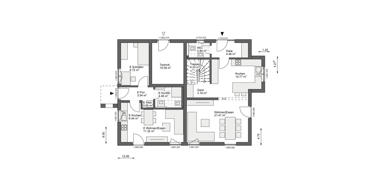 Mehrfamilienhaus, Wohnhaus Detmold Hiddesen - 6 Zimmer, 190 m&sup2;, 645.100&euro; | Angebot:26155521