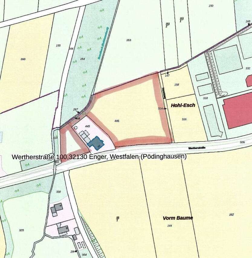 Grundstück in Enger 55.000 € 11475 m²