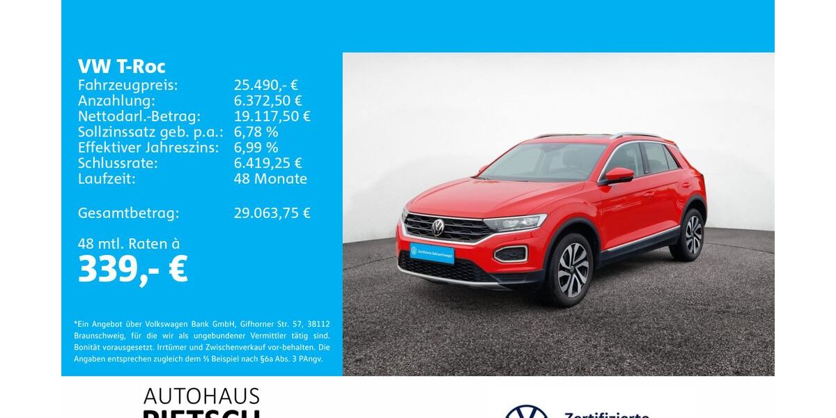 VW T-Roc 47.707 km 25.490 &euro; Melle 49324