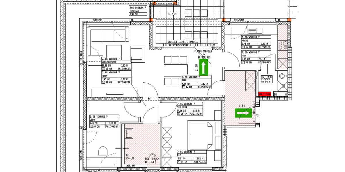 Dachgeschoßwohnung Bielefeld Heepen - 3 Zimmer, 80 m&sup2;, 1.425&euro; | Angebot:26422010