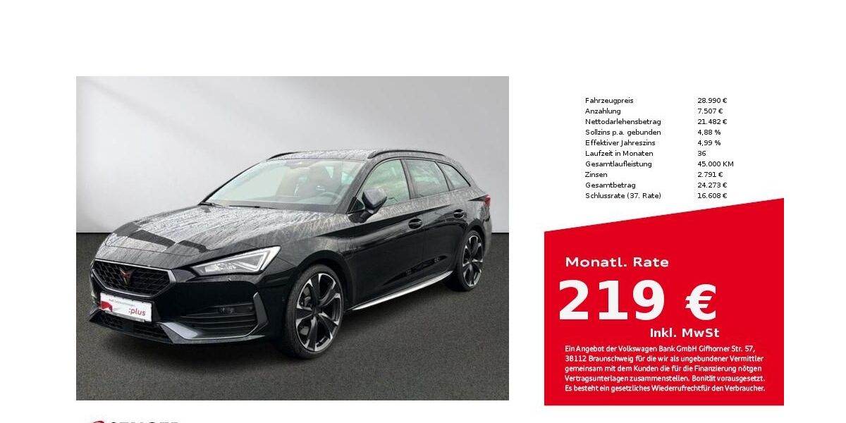 Cupra Leon 38.145 km 27.180 &euro; Bielefeld 33609