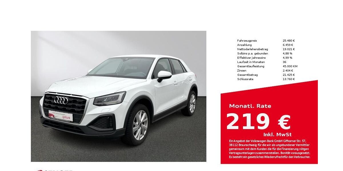 Audi Q2 46.395 km 24.880 &euro; Bielefeld 33609