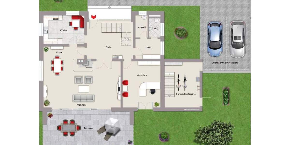 Familienidyll am Lutterwald ***4229 G Einfamilienhaus in Gütersloh-Isselhorst 6 zimmer