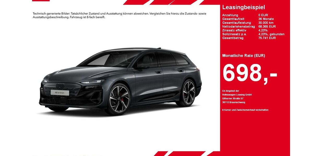 Audi A6 e-tron 10.083 km 68.365 &euro; Gütersloh 33330