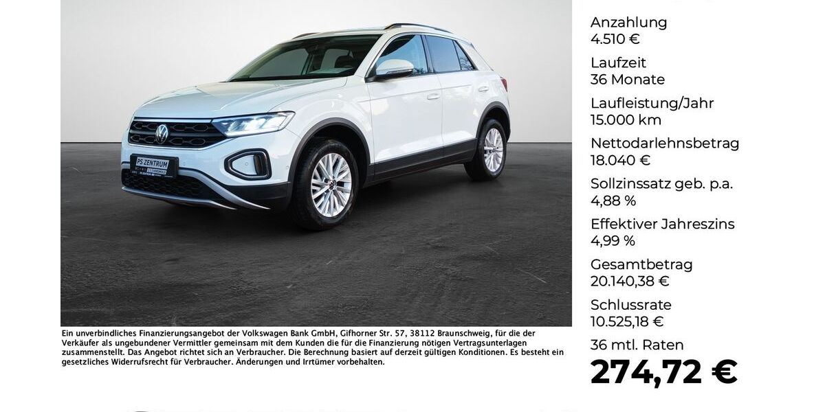 VW T-Roc 52.345 km 22.550 &euro; Versmold 33775