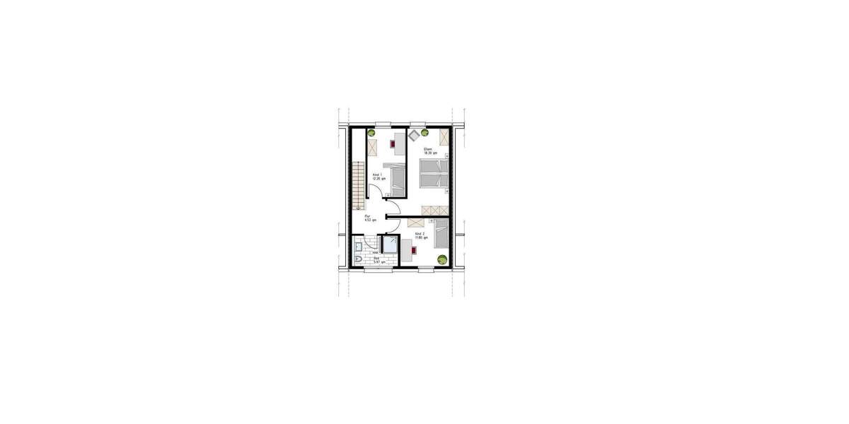 Reihenendhaus Bielefeld Sennestadt - 3 Zimmer, 100 m&sup2;, 389.000&euro; | Angebot:25687789