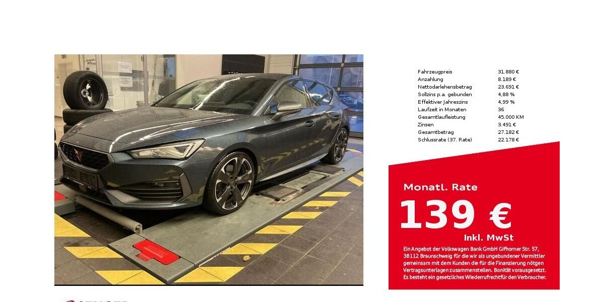 Cupra Leon 30.862 km 31.880 &euro; Bielefeld 33609