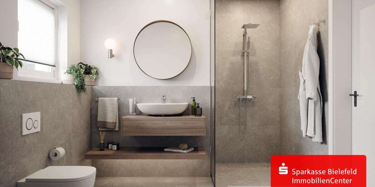 Etagenwohnung Bielefeld Sennestadt - 2 Zimmer, 62 m&sup2;, 279.000&euro; | Angebot:25192949