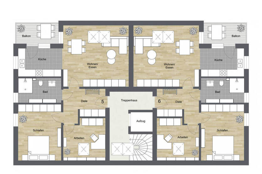 Modernes Wohnen in Bielefeld-Brackwede: Exklusive 3 Zimmer-NeubauWohnung mit Terrasse und Garten