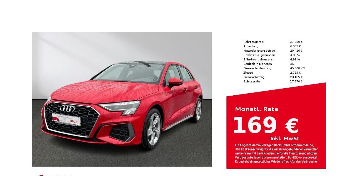 Audi A3 37.400 km 27.380 &euro; Bielefeld 33609