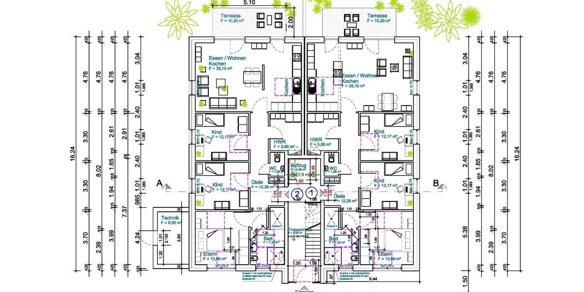 Erdgeschoßwohnung Hüllhorst - 4 Zimmer, 105 m&sup2;, 950&euro; | Angebot:25753640