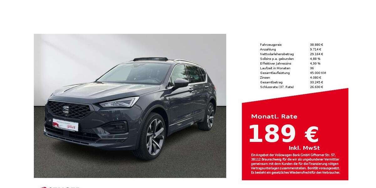 Seat Tarraco 37.025 km 38.880 € Bielefeld 33609