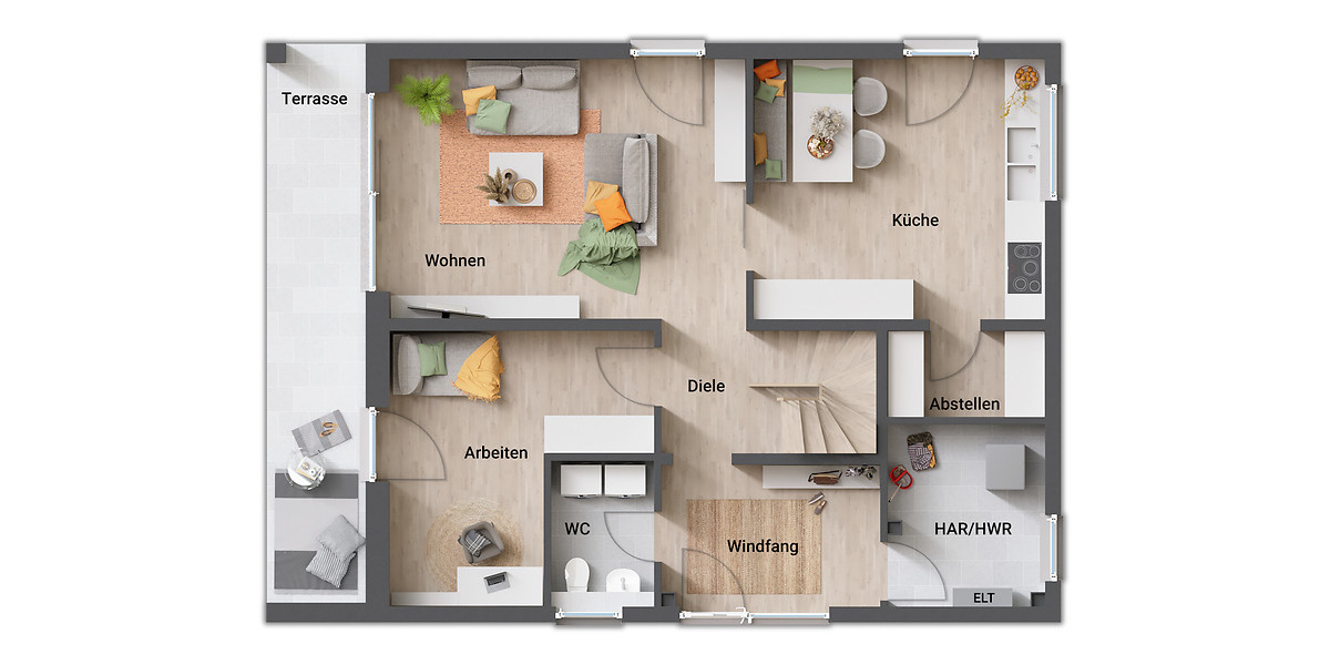 Mehrfamilienhaus, Wohnhaus Kirchlengern Klosterbauerschaft - 6 Zimmer, 154 m&sup2;, 402.750&euro; | Angebot:25780627