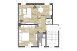 Etagenwohnung Bielefeld Brackwede - 2 Zimmer, 47 m&sup2;, 94.800&euro; | Angebot:25845333