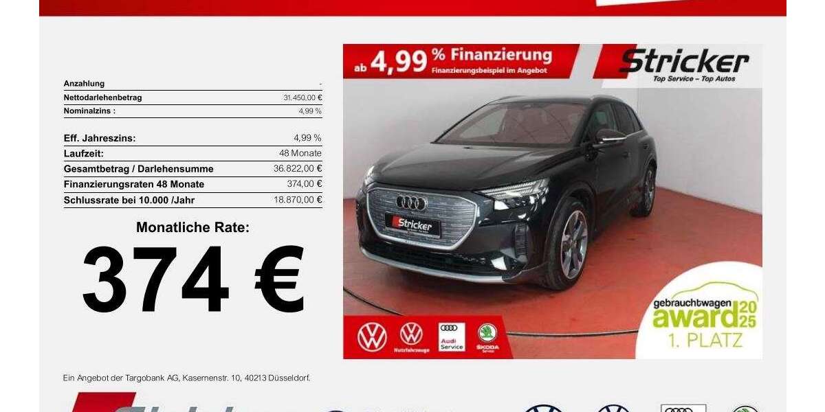 Audi Q4 e-tron 23.770 km 31.449 &euro; Detmold 32760