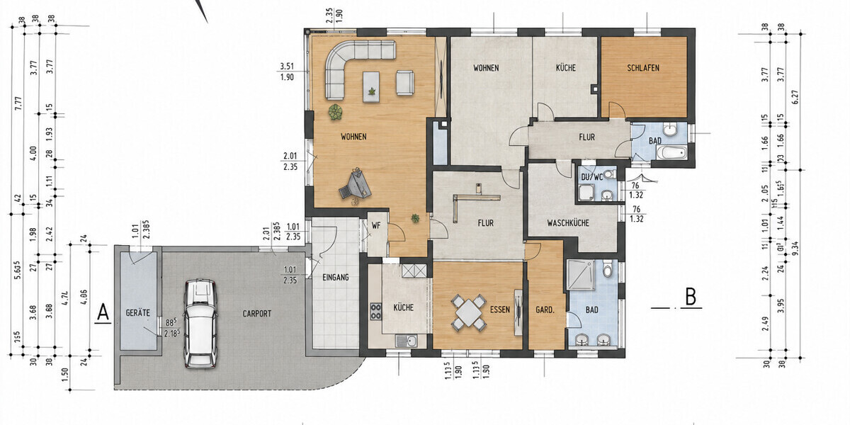 Charakterimmobilie mit Einliegerwohnung auf außergewöhnlichem Naturgrundstück - Zweifamilienhaus Hüllhorst | Angebot:26948462