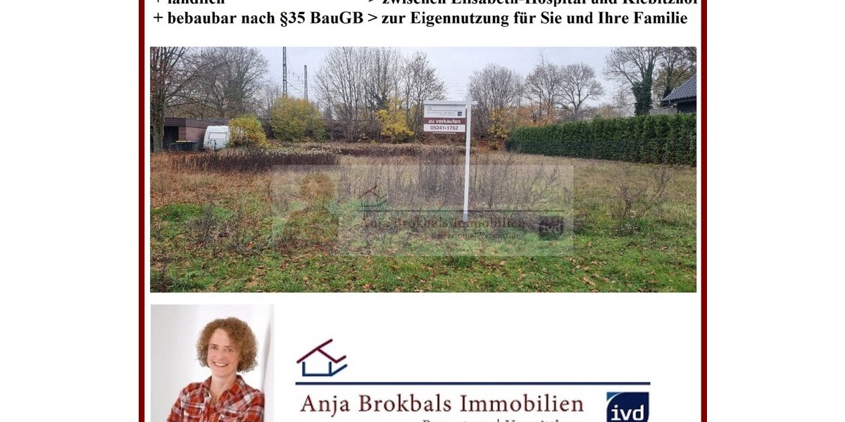 Baugrundstück Nähe Kiebitzhof - bauträgerfrei und provisionsfrei für Käufer in Gütersloh - Grundstück Gütersloh Isselhorst | Angebot:25365472