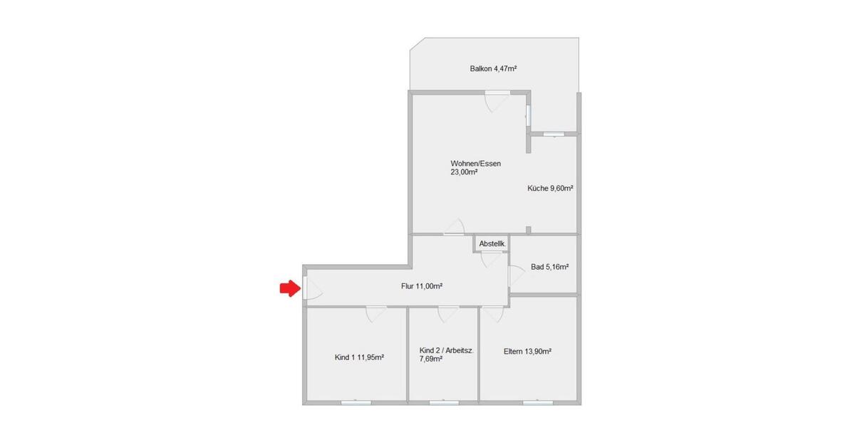 Ruhig gelegene 4-Zimmer Wohnung, Waldrand, Südausrichtung 4 zimmer