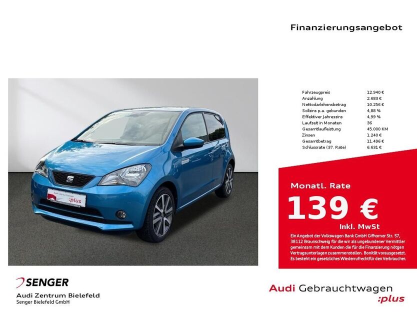 Seat Mii 21.723 km 12.440 € Bielefeld 33609