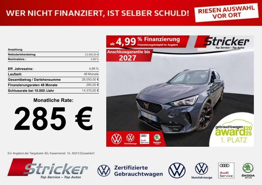 Cupra Formentor 41.331 km 23.949 &euro; Detmold 32760