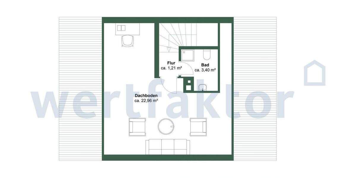 Reihenmittelhaus Bielefeld Sennestadt - 5 Zimmer, 108 m&sup2;, 330.000&euro; | Angebot:25694624
