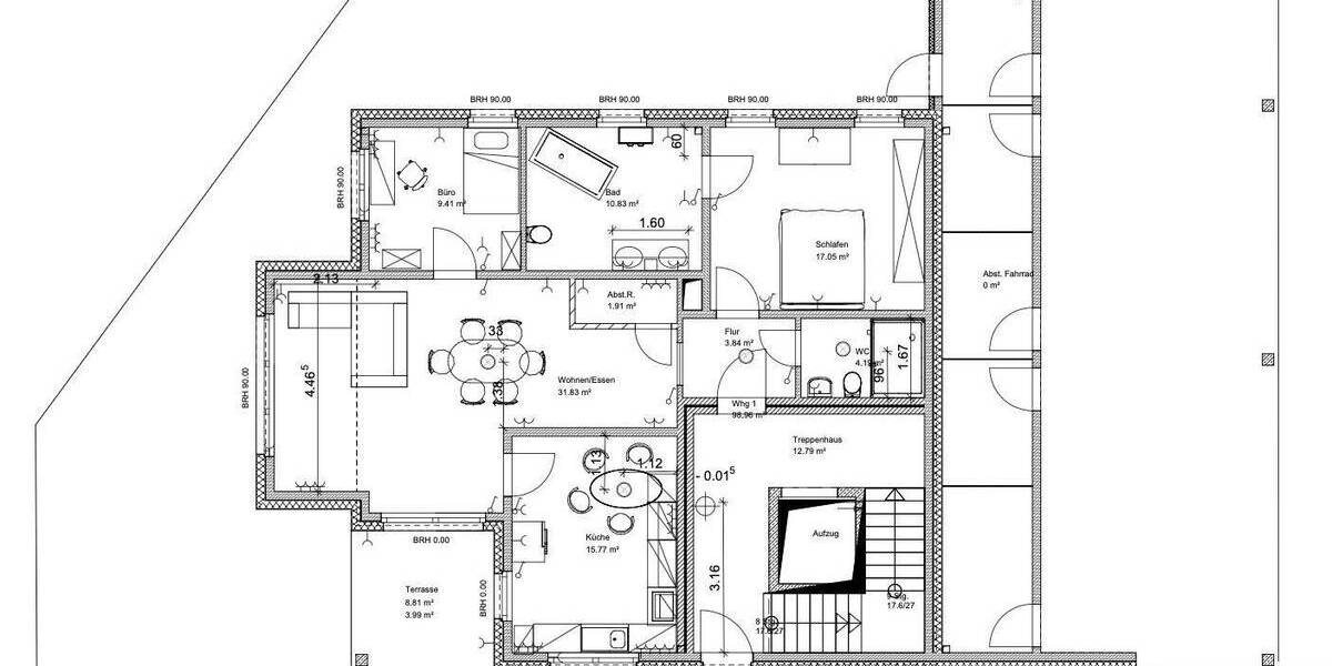 Etagenwohnung Gütersloh Innenstadt - 3 Zimmer, 98 m&sup2;, 449.000&euro; | Angebot:26891330