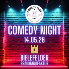 Comedy Night - Bielefelder Brauerei 14.05.2026 Bielefelder Braumanufaktur