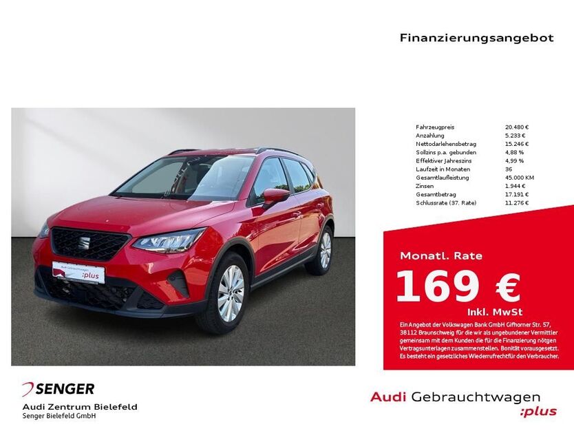 Seat Arona 19.104 km 20.480 € Bielefeld 33609