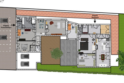 Einfamilienhaus mit vermieteter Praxis (evtl. Einliegerwohnung) 15 zimmer