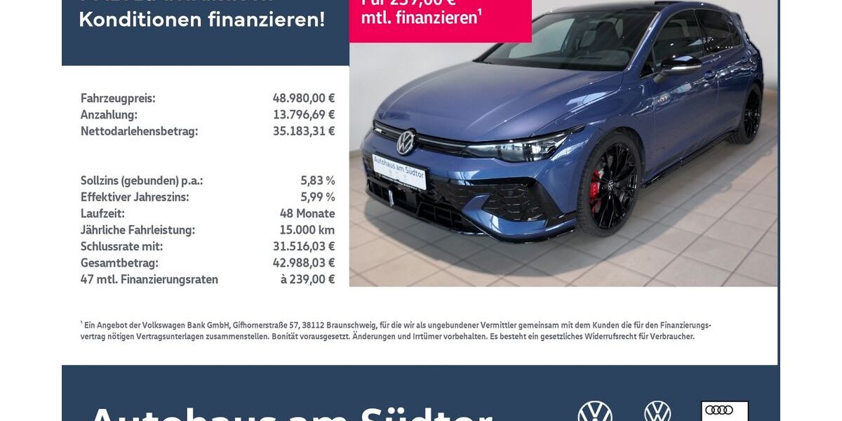 VW Golf 13.000 km 48.980 &euro; Rietberg 33397