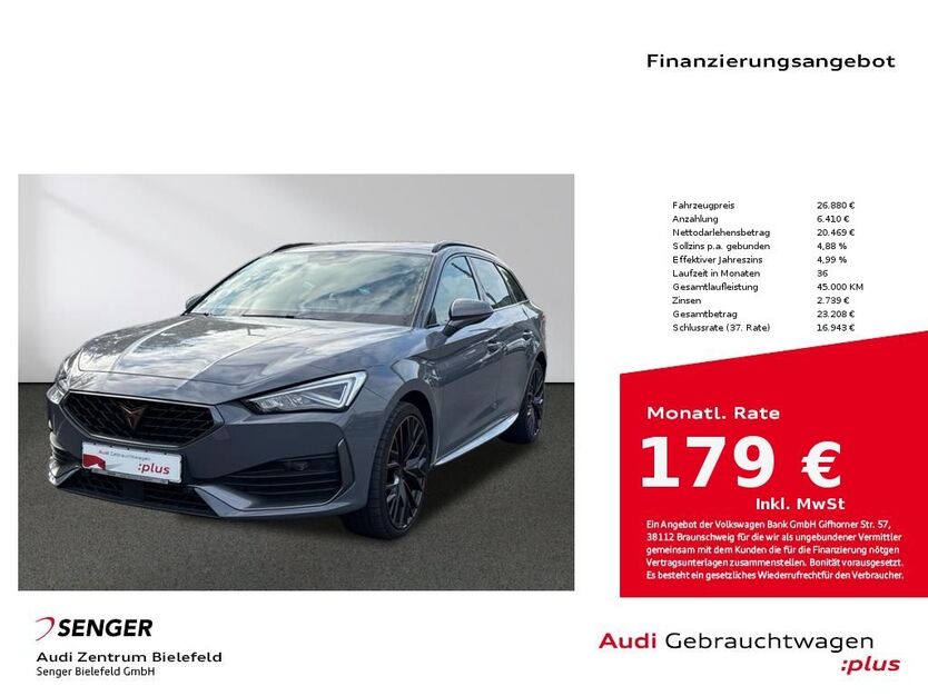 Cupra Leon 28.230 km 26.480 € Bielefeld 33609