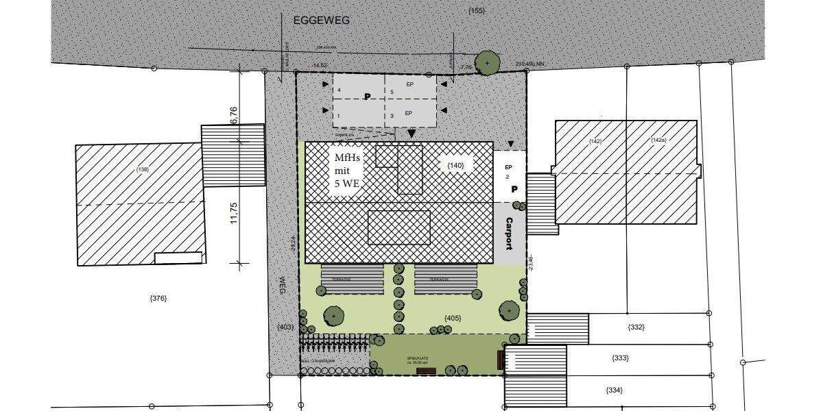 Etagenwohnung Bielefeld Gadderbaum - 3 Zimmer, 83 m&sup2;, 399.900&euro; | Angebot:23560853
