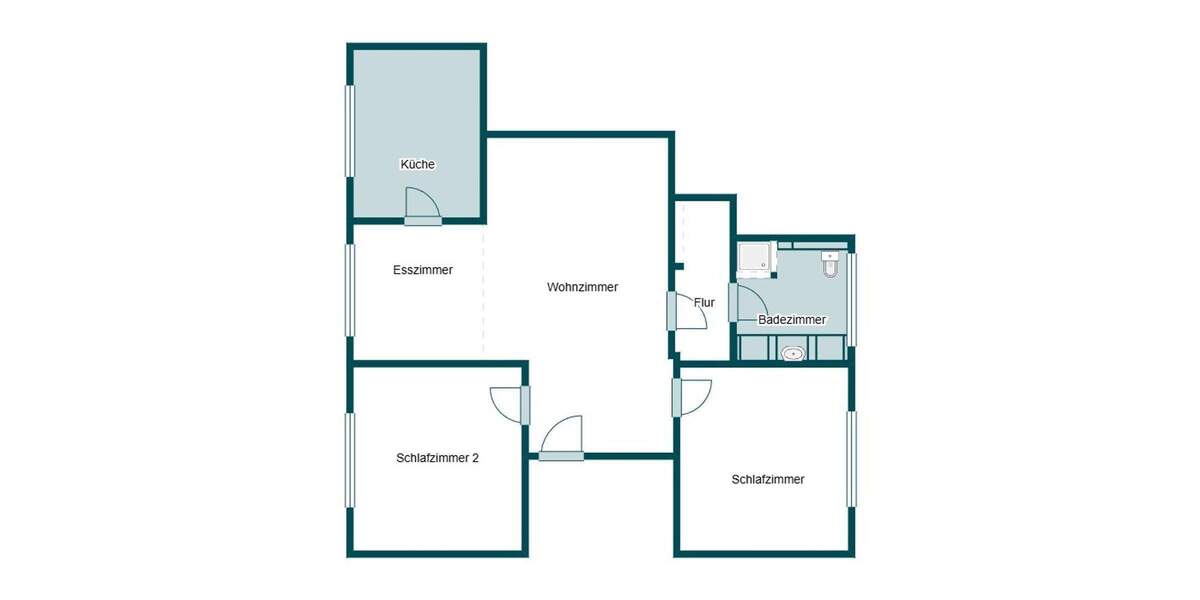 Etagenwohnung Halle (Westfalen) Halle - 3 Zimmer, 87 m&sup2;, 155.000&euro; | Angebot:25780315
