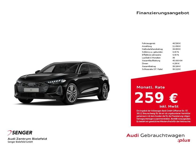 Audi A5 26.952 km 46.590 € Bielefeld 33609