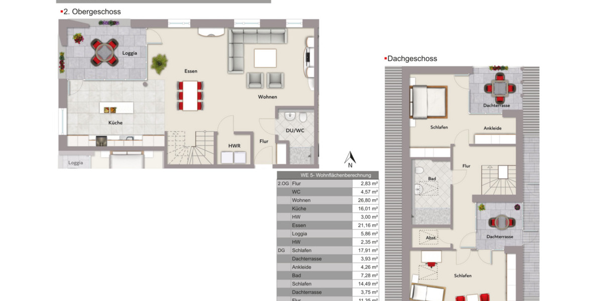 Etagenwohnung Rheda-Wiedenbrück Wiedenbrück - 2 Zimmer, 60 m&sup2;, 304.000&euro; | Angebot:25708858