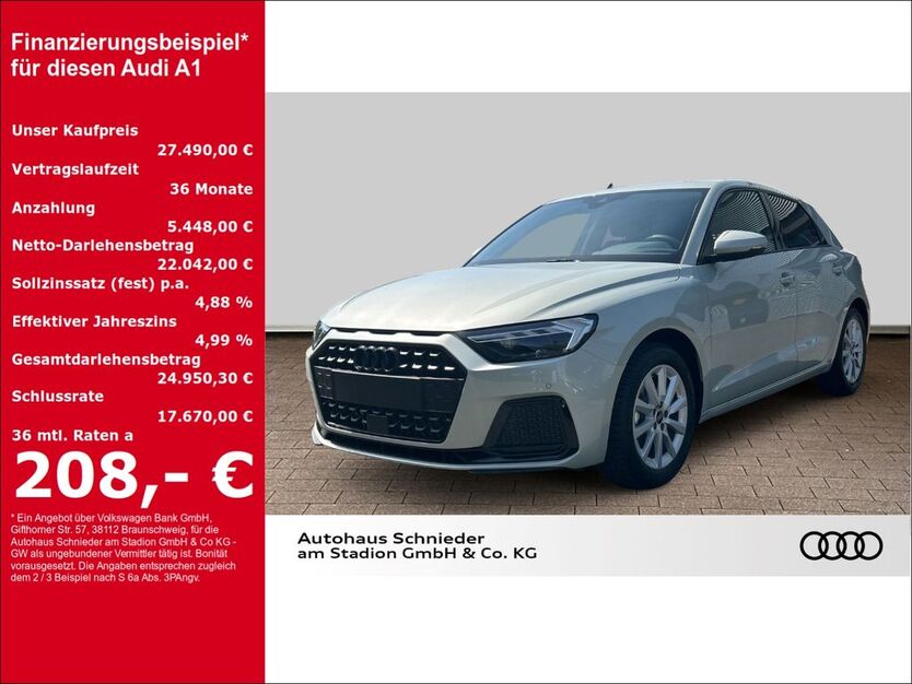 Audi A1 6.000 km 27.490 € Herford 32052