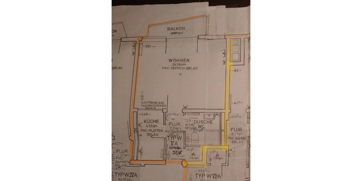 Etagenwohnung Detmold - 1 Zimmer, 38 m&sup2;, 70.000&euro; | Angebot:25789648