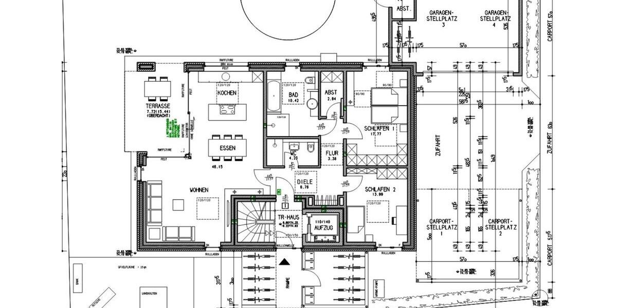 Neubau-Traum: Luxuriöse 3-Zimmer-Wohnung mit Garten im Stadtpark 3 zimmer