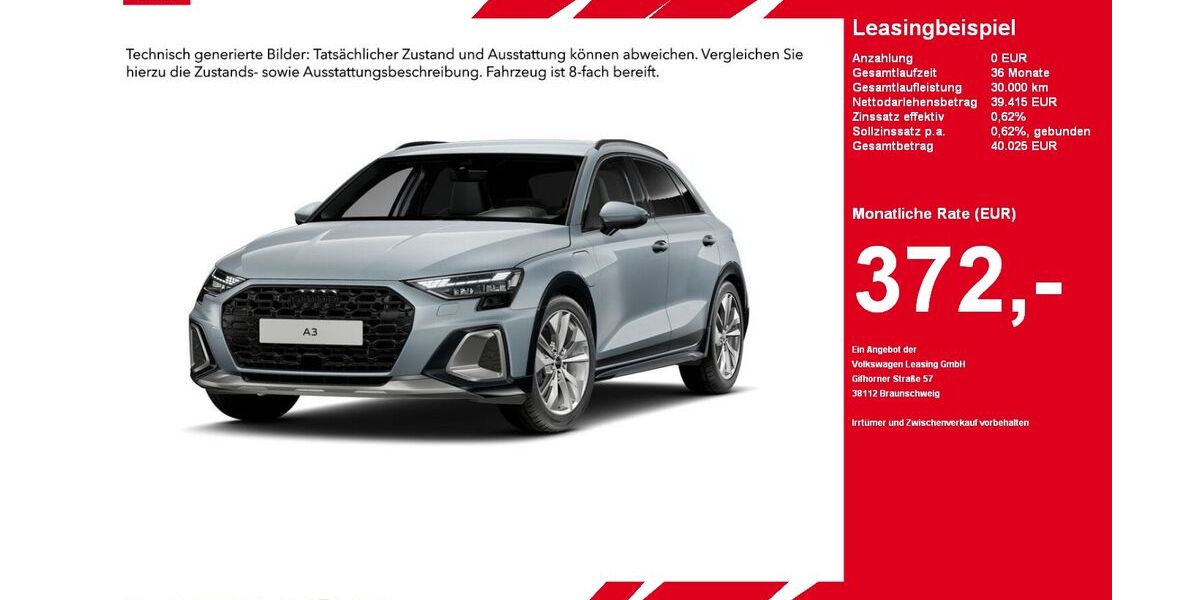 Audi A3 8.054 km 39.415 &euro; Gütersloh 33334