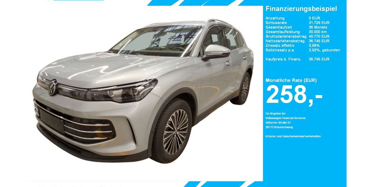 VW Tiguan 6.060 km 36.745 &euro; Gütersloh 33334
