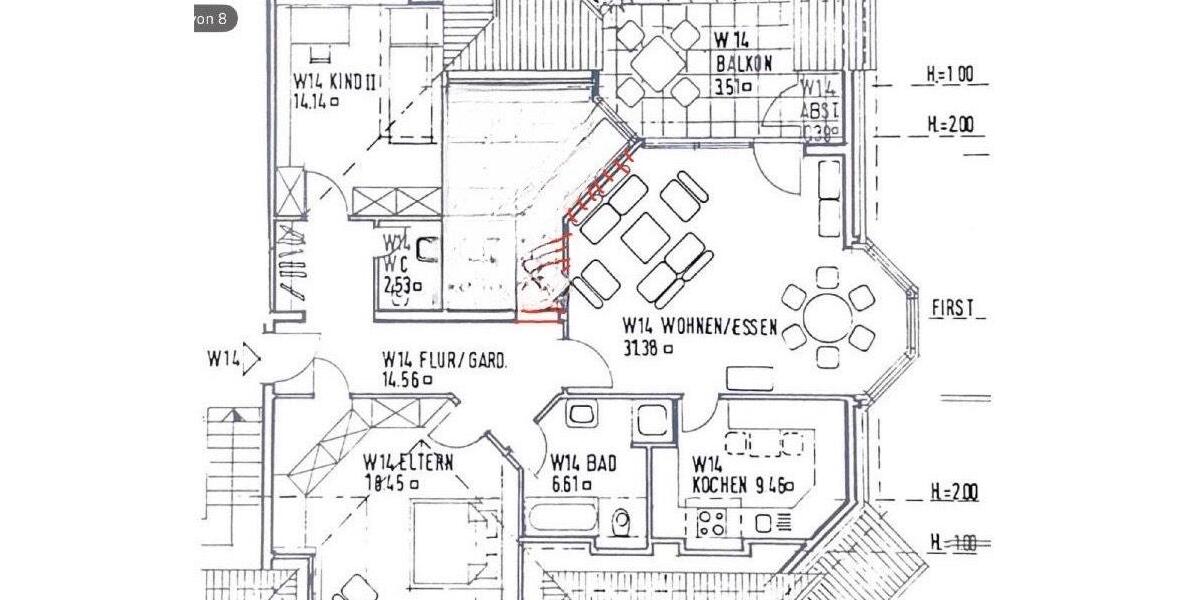 Maisonettenwohnung Spenge - 4 Zimmer, 140 m&sup2;, 460.000&euro; | Angebot:25057053